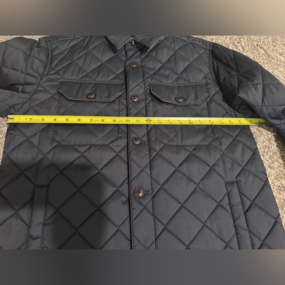 Banana Republic Men's Quilted Jacket - Navy (Shirt Jacket) - Picture 8 of 8